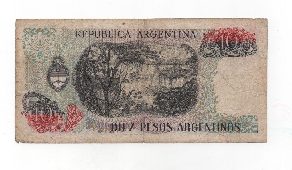ARGENTINA DEL AÑO 1983-1984 DE 10 PESOS