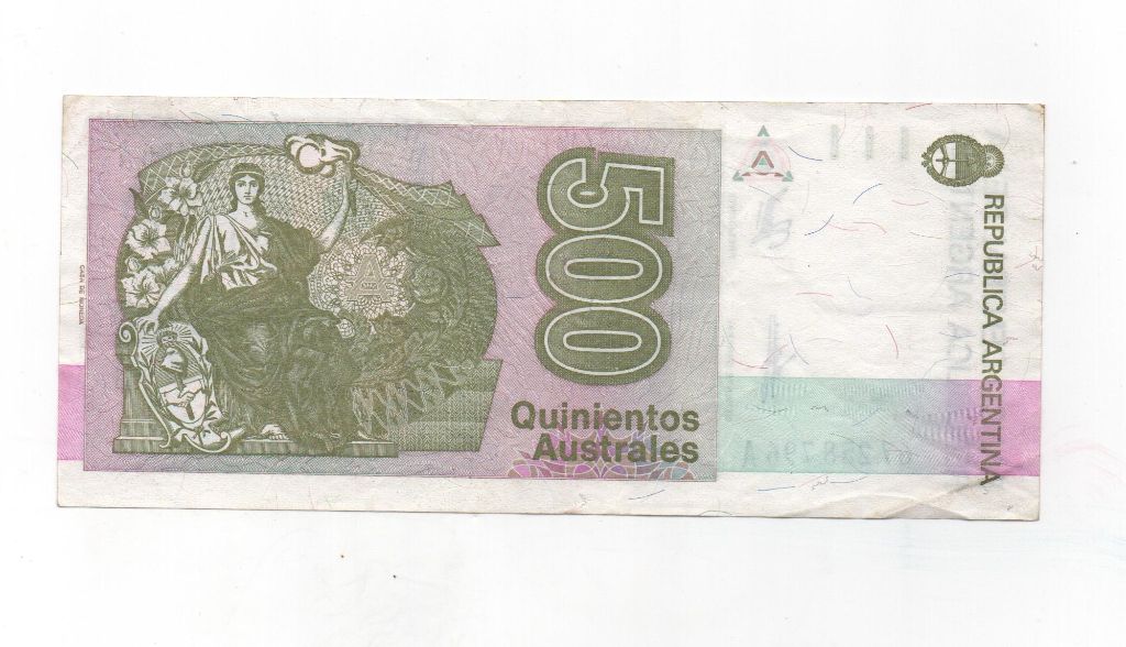 ARGENTINA DEL AÑO 1988-1990 DE 500 AUSTRALES