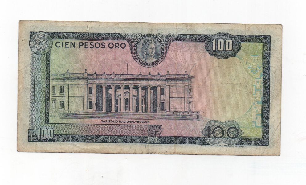 COLOMBIA DEL AÑO 1974 DE 100 PESOS