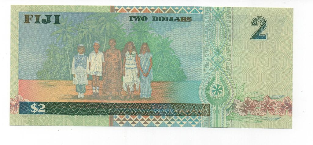 FIJI DEL AÑO 1996 DE 2 DOLARES