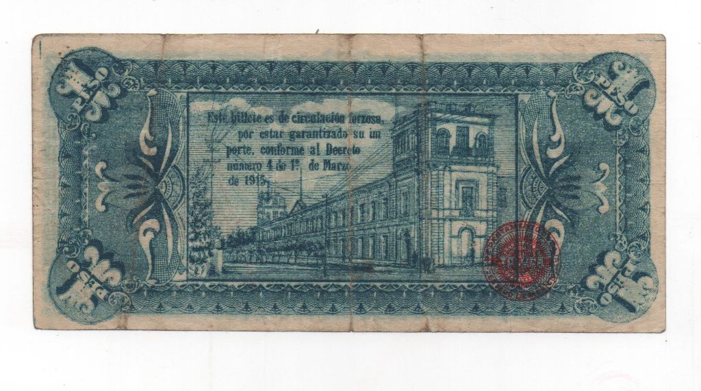 MEXICO DEL AÑO 1915 DE 1 PESO