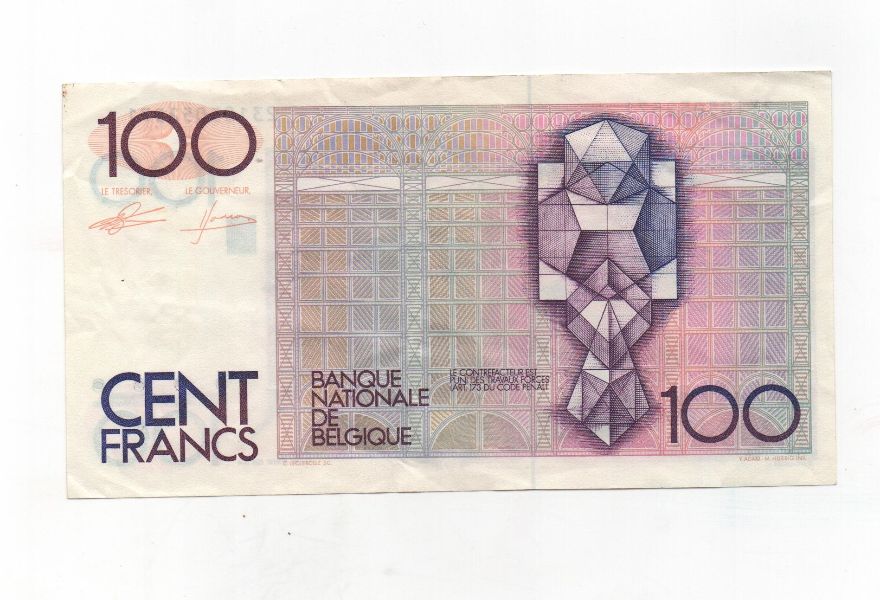 BELGICA DEL AÑO 1978-1980 DE 100 FRANCOS