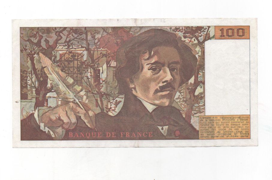 FRANCIA DEL AÑO 1991 DE 100 FRANCOS