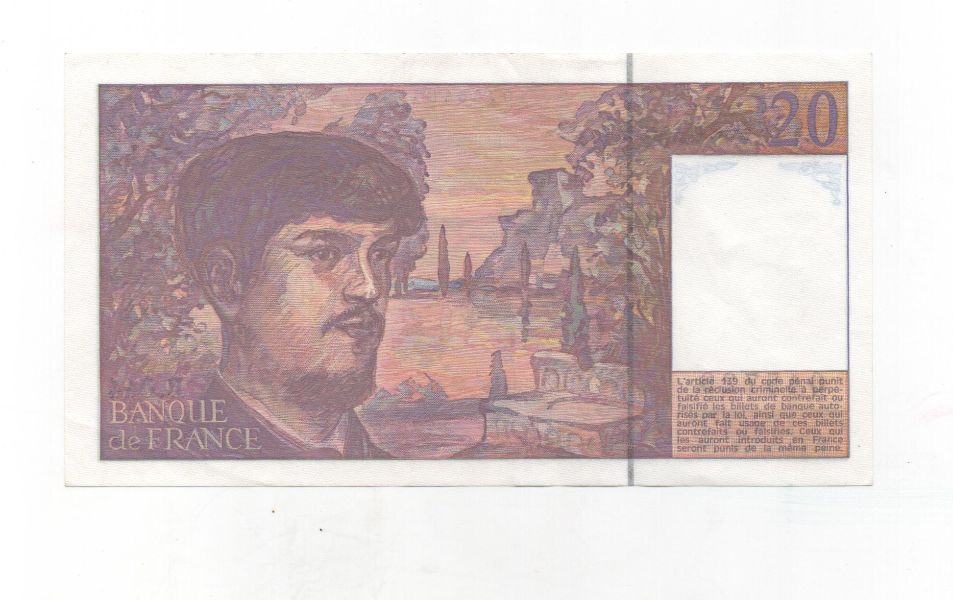 FRANCIA DEL AÑO 1993 DE 20 FRANCOS