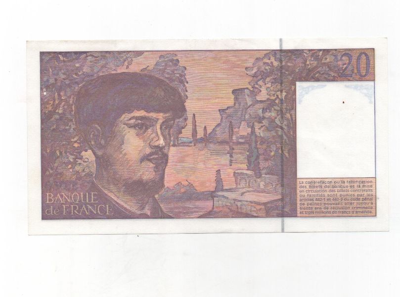 FRANCIA DEL AÑO 1997 DE 20 FRANCOS