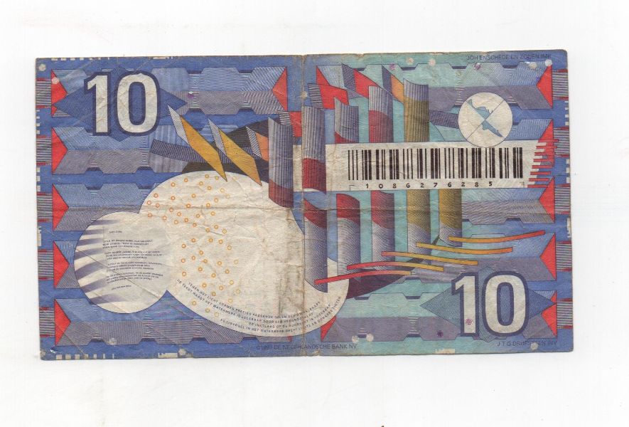 HOLANDA DEL AÑO 1997 DE 10 GULDEN