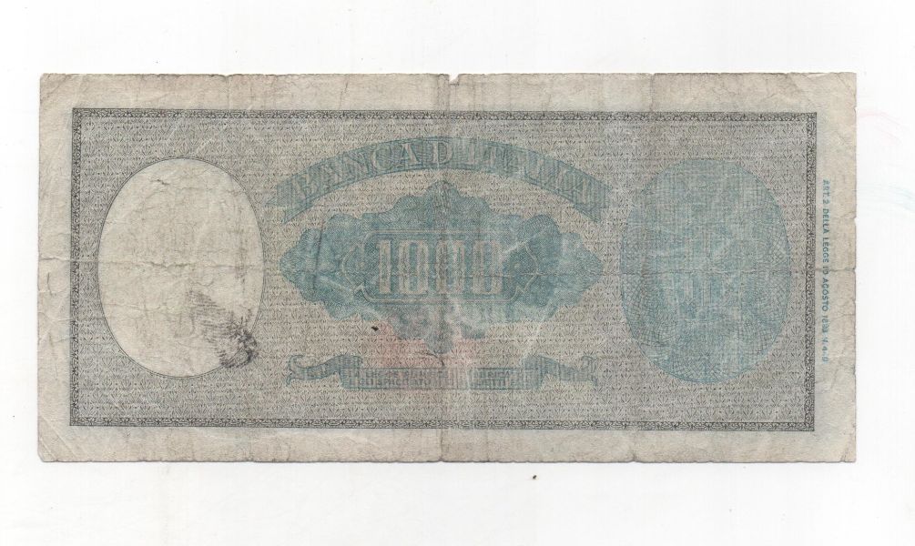 ITALIA DEL AÑO 1948 DE 1000 LIRAS