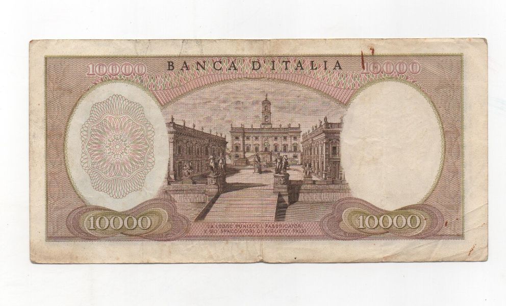 ITALIA DEL AÑO 1962.68 DE 10000 LIRAS