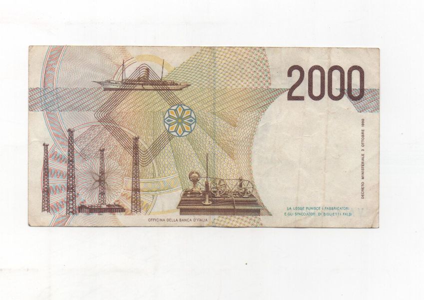 ITALIA DEL AÑO 1990 DE 2000 LIRAS