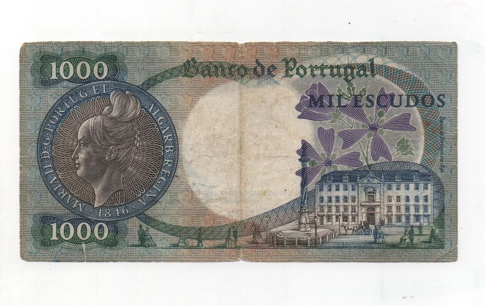 PORTUGAL DEL AÑO 1967 DE 1000 ESCUDOS