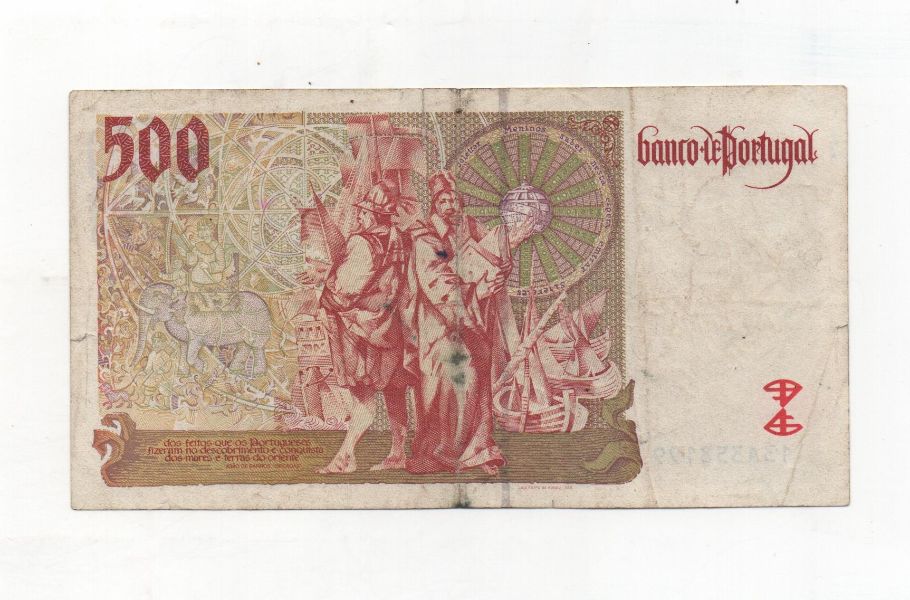 PORTUGAL DEL AÑO 1987 DE 500 ESCUDOS
