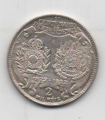 BRASIL DEL AÑO 1922 DE 2000 REIS