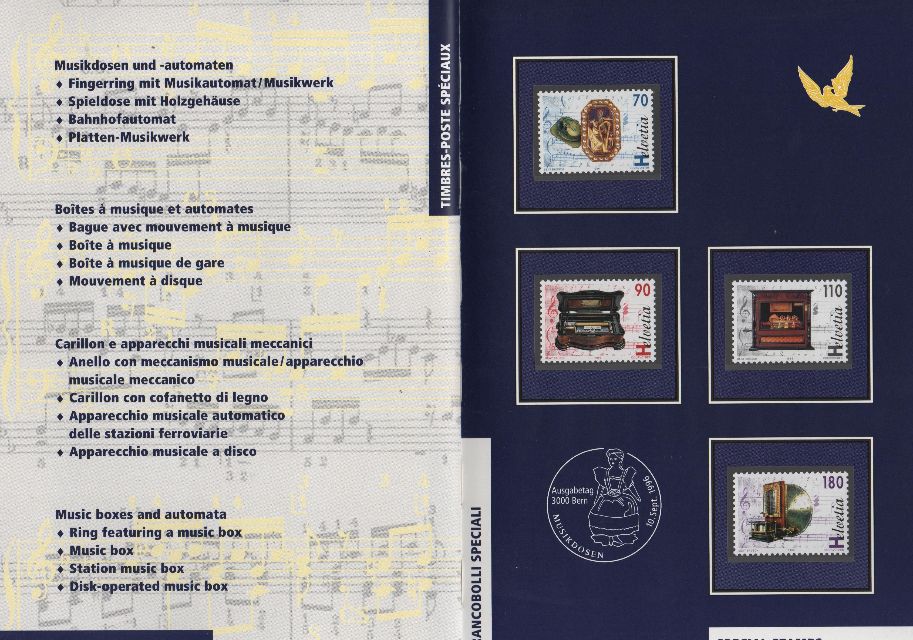 AÑO COMPLETO SELLOS SUIZA DE 1996