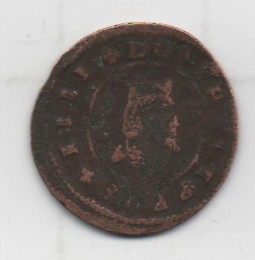 ESPAÑA DEL AÑO 1663 DE 16 MARAVEDIS