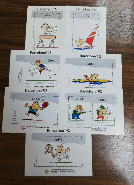 Joc 14 fulletes bloc Cobi esports olimpics any 1988 2ª part 14€.webp