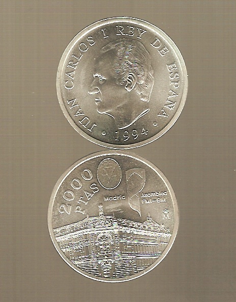 ESPAÑA DEL AÑO 1994 DE 2000 PTAS
