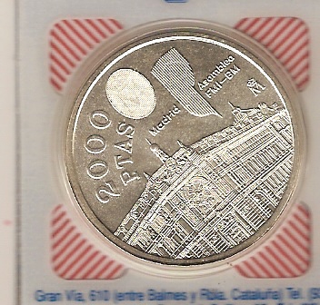 ESPAÑA DEL AÑO 1994 DE 2000 PTAS