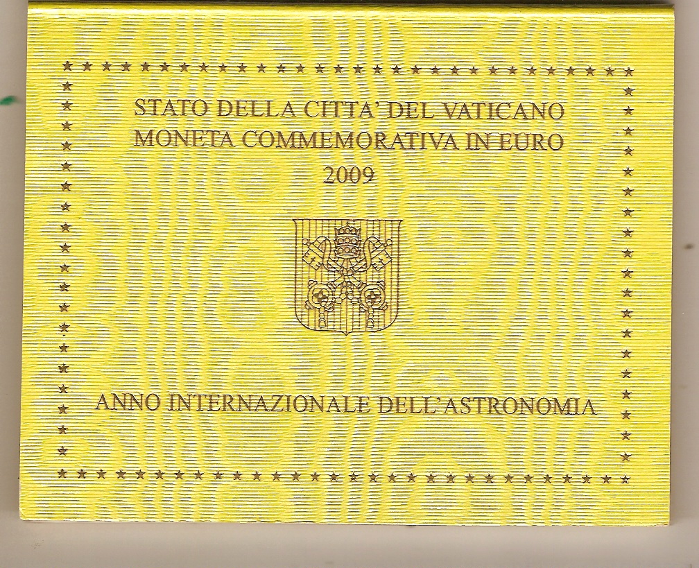 AÑO 2009- ESTUCHE DE MONEDA DE 2 EUROS CITTA DEL VATICANO