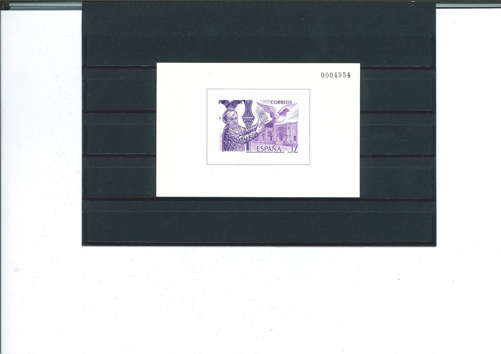 1986 EXPOSICION FILATELICA NACIONAL EXFILNA. PRUEBA Nº 10