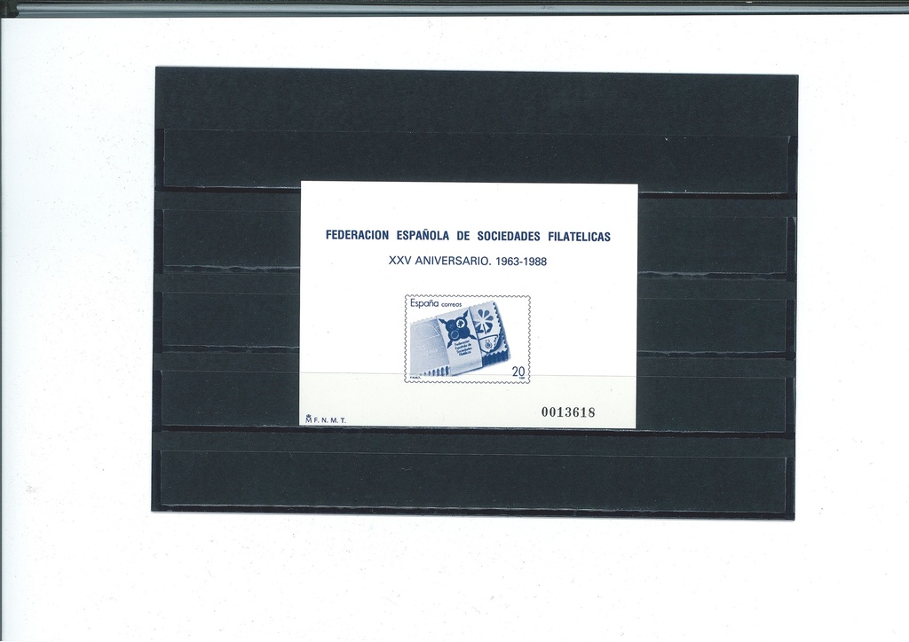XXV ANIVERSARIO DE LA FESOFI. AÑO 1988. PRUEBA Nº 16
