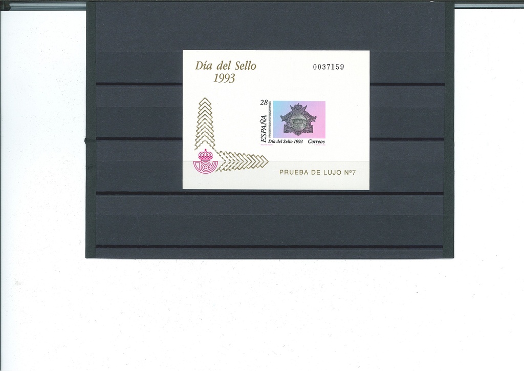 DIA DEL SELLO 1993. PRUEBA Nº 28