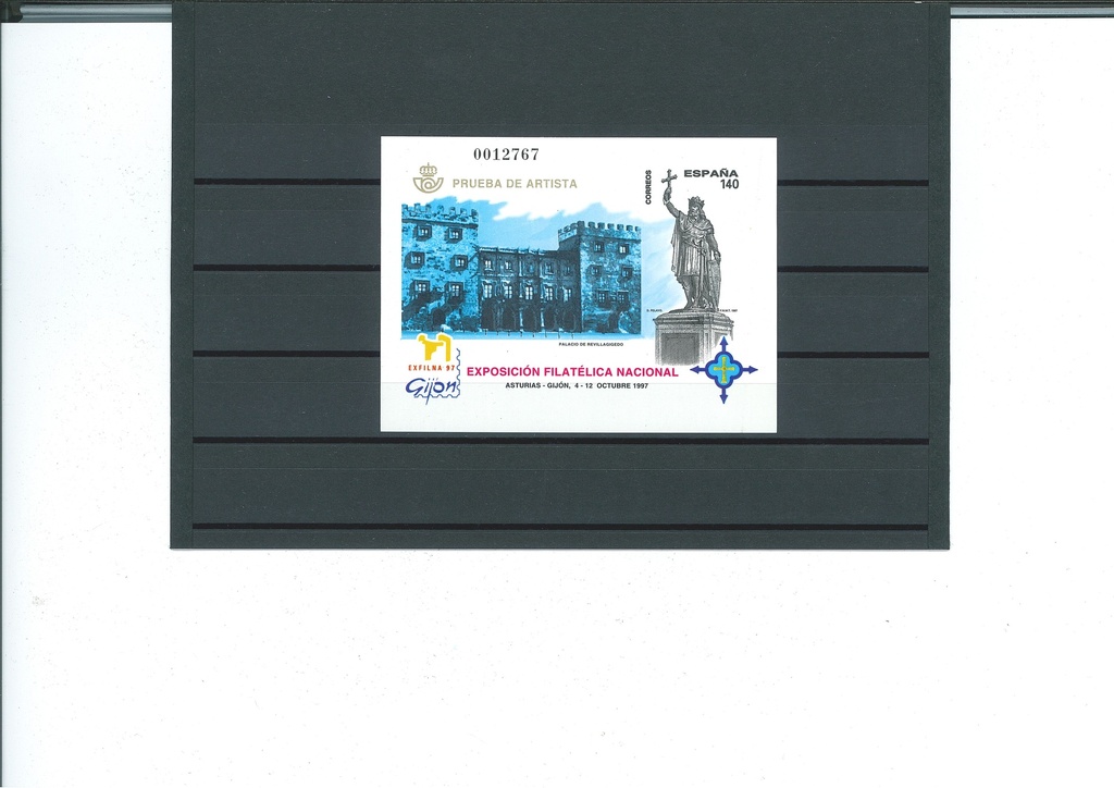 1997 EXPOSICION FILATELICA NACIONAL. EXFILNA. PRUEBA Nº 64