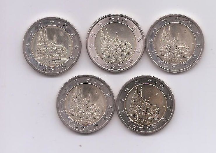 ALEMANIA DEL AÑO 2011 DE 2 EUROS CONMEMORATIVAS