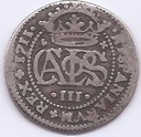 ESPAÑA CARLOS III EL PRETENDIENTE DEL AÑO 1711 2 REALES