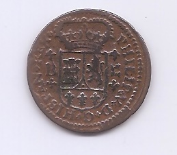 ESPAÑA FELIPE V DEL AÑO 1718 2 MARAVEDIES