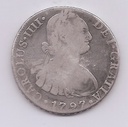 ESPAÑA CARLOS IV DEL AÑO 1797 DE 8 REALES