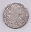 ESPAÑA CARLOS IV DEL AÑO 1805 DE 8 REALES