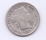 ESPAÑA ISABEL II DEL AÑO 1861 2 REALES