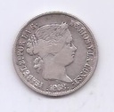ESPAÑA ISABEL II DEL AÑO 1868 20 CENTIMOS DE PESO