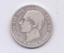 ALFONSO XII DEL AÑO 1884 DE 2 PESETAS