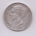 ALFONSO XII DEL AÑO 1875 DE 5 PESETAS