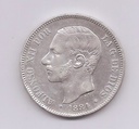 ALFONSO XII DEL AÑO 1884 *84 DE 5 PESETAS