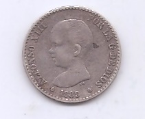 ALFONSO XIII DEL AÑO 1889 *9 DE 50 CENTIMOS