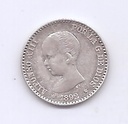 ALFONSO XIII DEL AÑO 1892 *2 DE 50 CENTIMOS