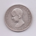 ALFONSO XIII DEL AÑO 1888 *88 DE 5 PESETAS