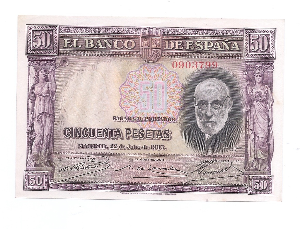 II REPUBLICA AÑO 1935 DE 50 PTS