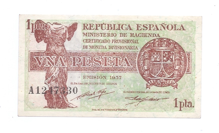 II REPUBLICA AÑO 1937 DE 1 PTS