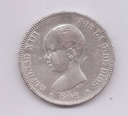 ALFONSO XIII DEL AÑO 1892 *92 DE 5 PESETAS