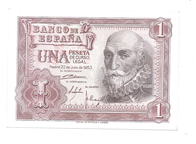 ESTADO ESPAÑOL AÑO 1953 DE 1 PTS