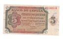 ESTADO ESPAÑOL AÑO 1938 DE 5 PTS