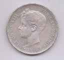 ALFONSO XIII DEL AÑO 1898 *98 DE 5 PESETAS