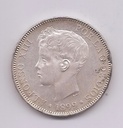ALFONSO XIII DEL AÑO 1899 *99 DE 5 PESETAS