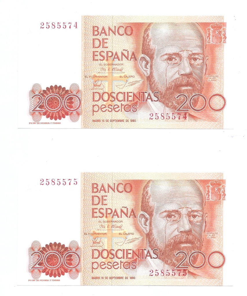 REINADO JUAN CARLOS I AÑO 1980 DE 200 PTS