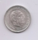 ESTADO ESPAÑOL (FRANCO) DEL AÑO 1957*58 DE 50 PESETAS