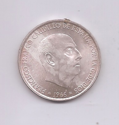 ESTADO ESPAÑOL (FRANCO) DEL AÑO 1966*67 DE 100 PESETAS