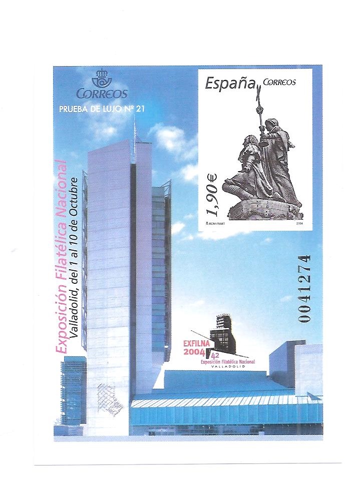 EXPOSICIÓN FILATÉLICA NACIONAL. EXFILNA 2004. PRUEBA Nº 84